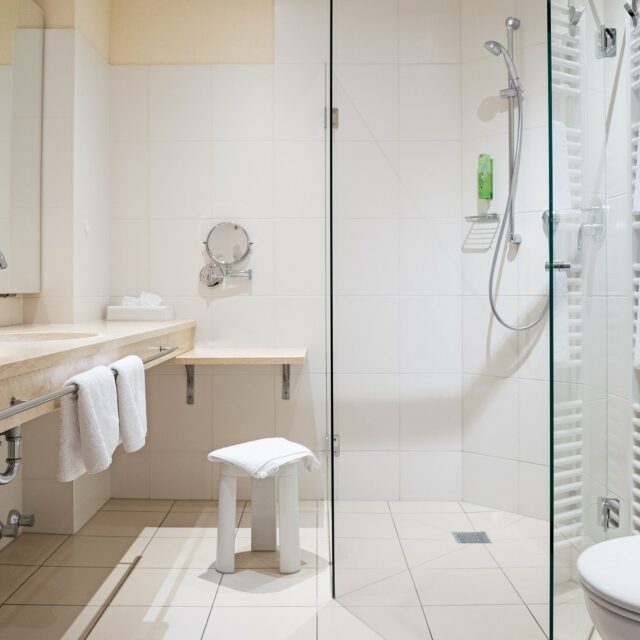Doppelzimmer Natur Badezimmer - Wohnbeispiel 1 - barrierefrei