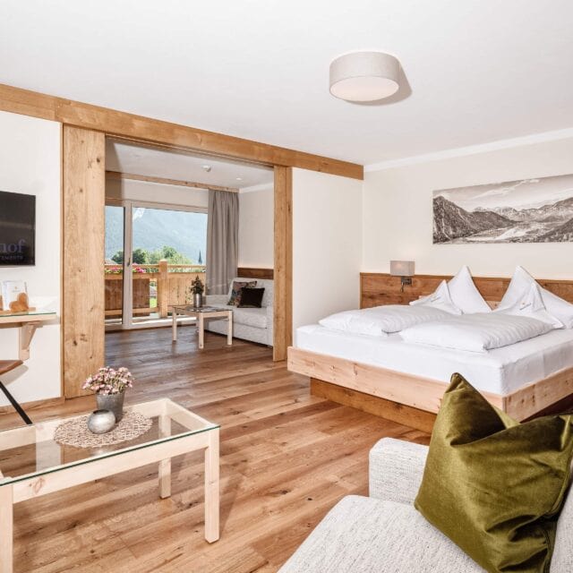 Gemütliches Zimmer im Genuss-Hotel Sonnenhof