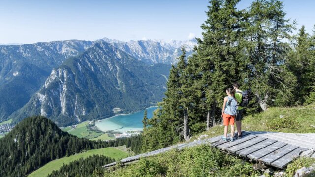 Summer 1 sommer wandern achensee rofan seeblick1
