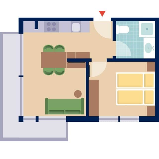 Appartement Loft Panorama - Grundriss