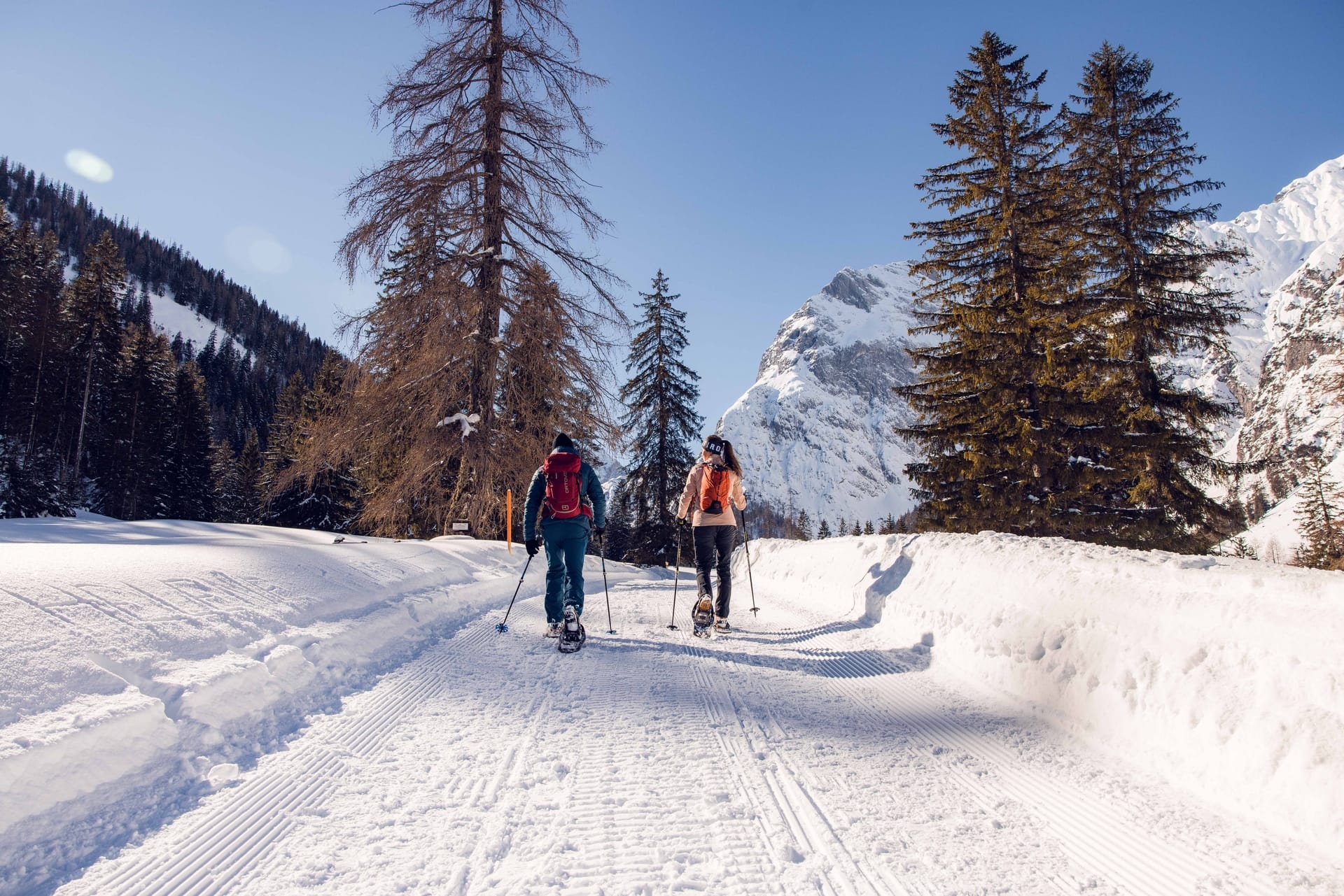 winter schneeschuhwandern naturpark karwendel