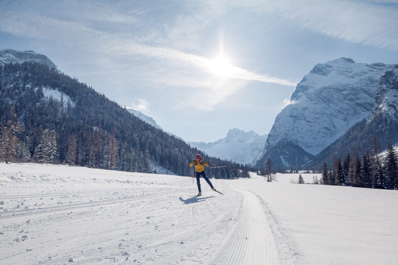 Langlaufen im Falzthurntal Cross country skiing in the Falzthurntal 1